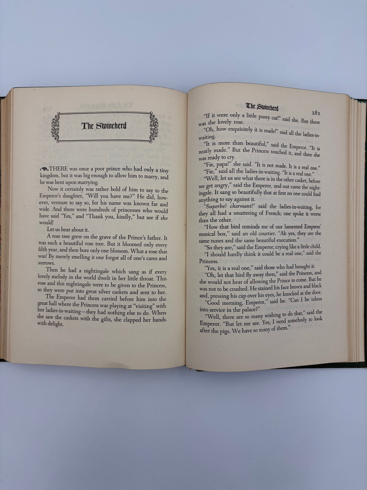 Page 280 and 281 from ‘Andersen's Fairy Tales’ By Hans Christian Andersen.