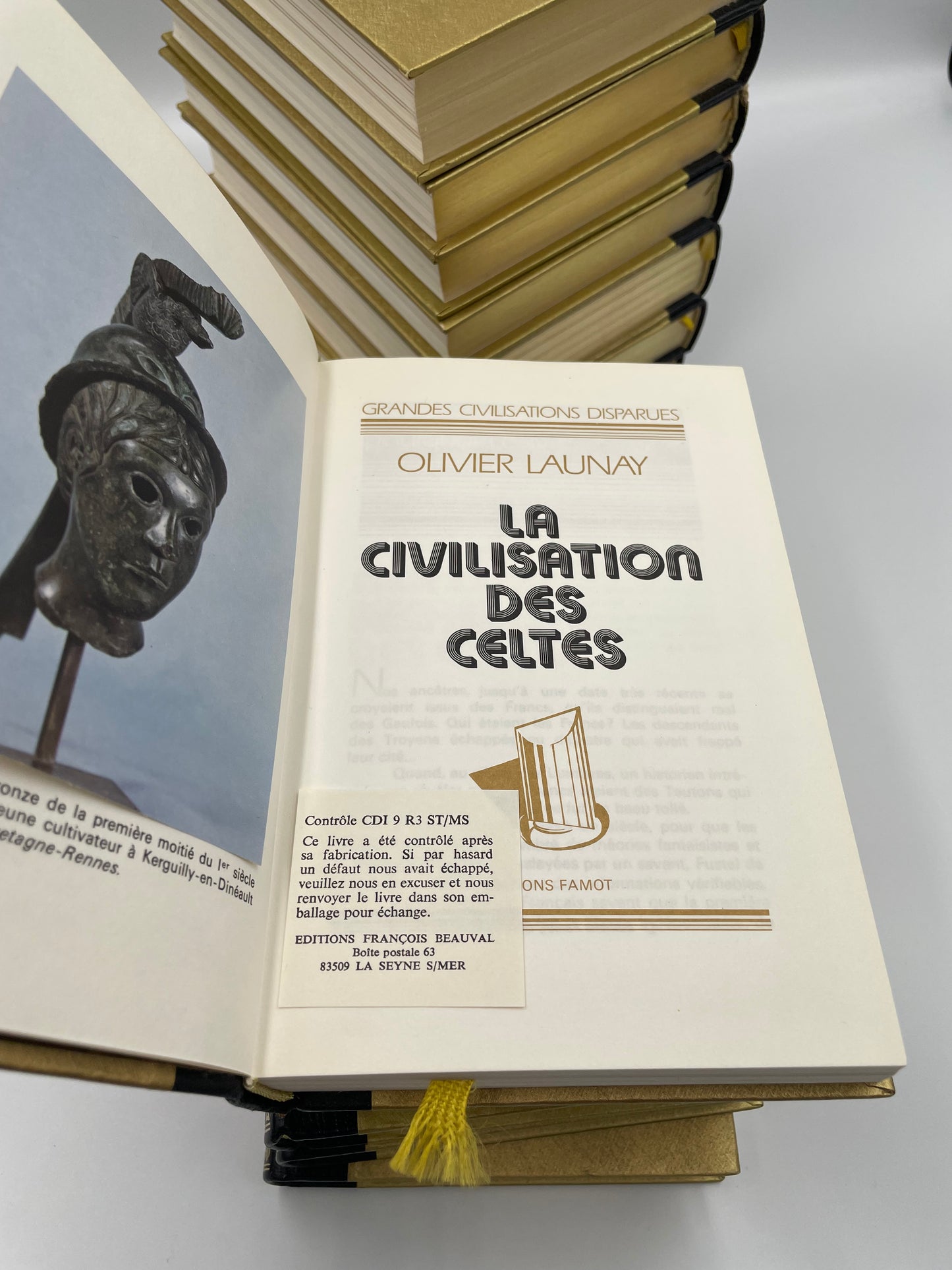 Grandes Civilisations Disparues – 12 Volume Partial Set (Éditions Famot, Genève, 1977)