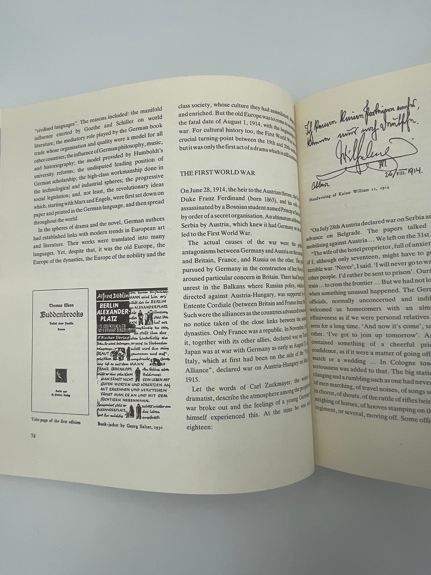 German Cultural History from 1860 to the Present Day