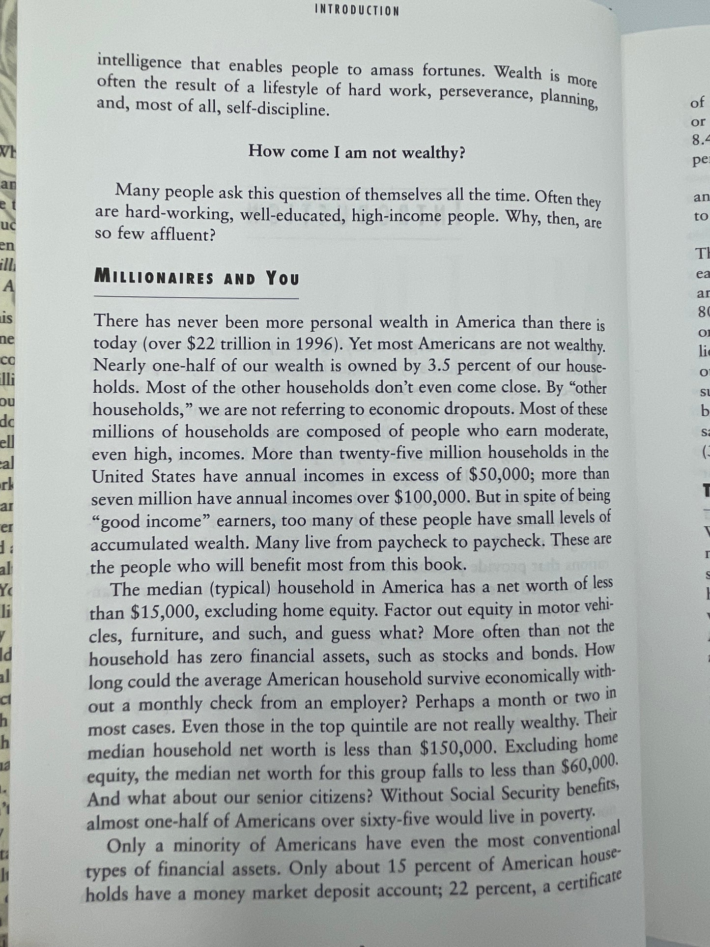 The Millionaire Next Door: The Surprising Secrets of America's Wealthy by Thomas Stanley, Ph.D. & William Danko, Ph.D.