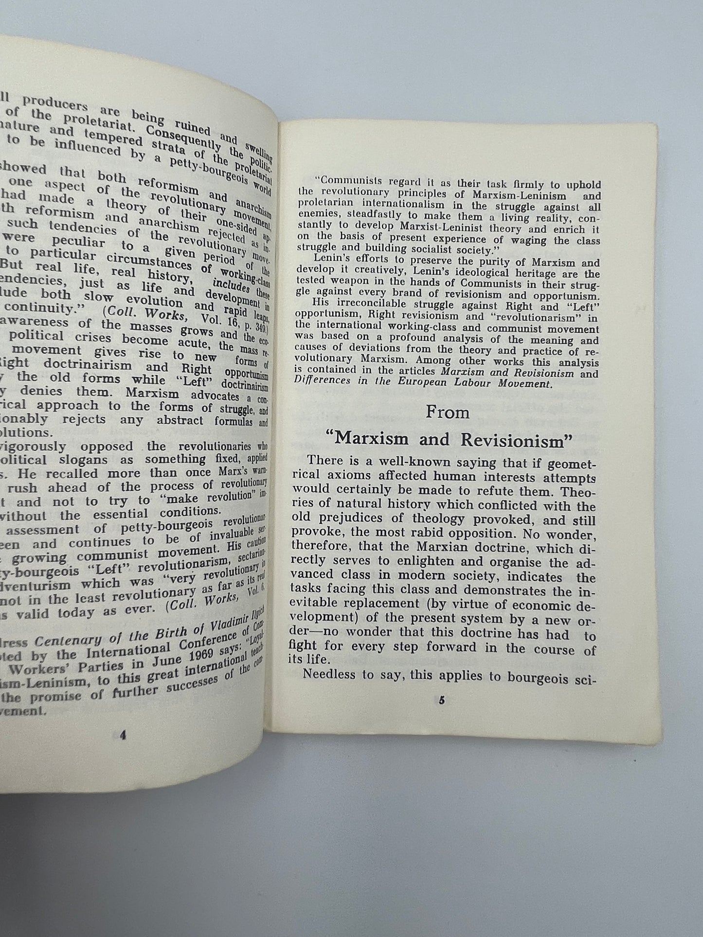 The Great Legacy of Maxism Leninism. On Petty Bourgeois Revolutionarism. By Lenin