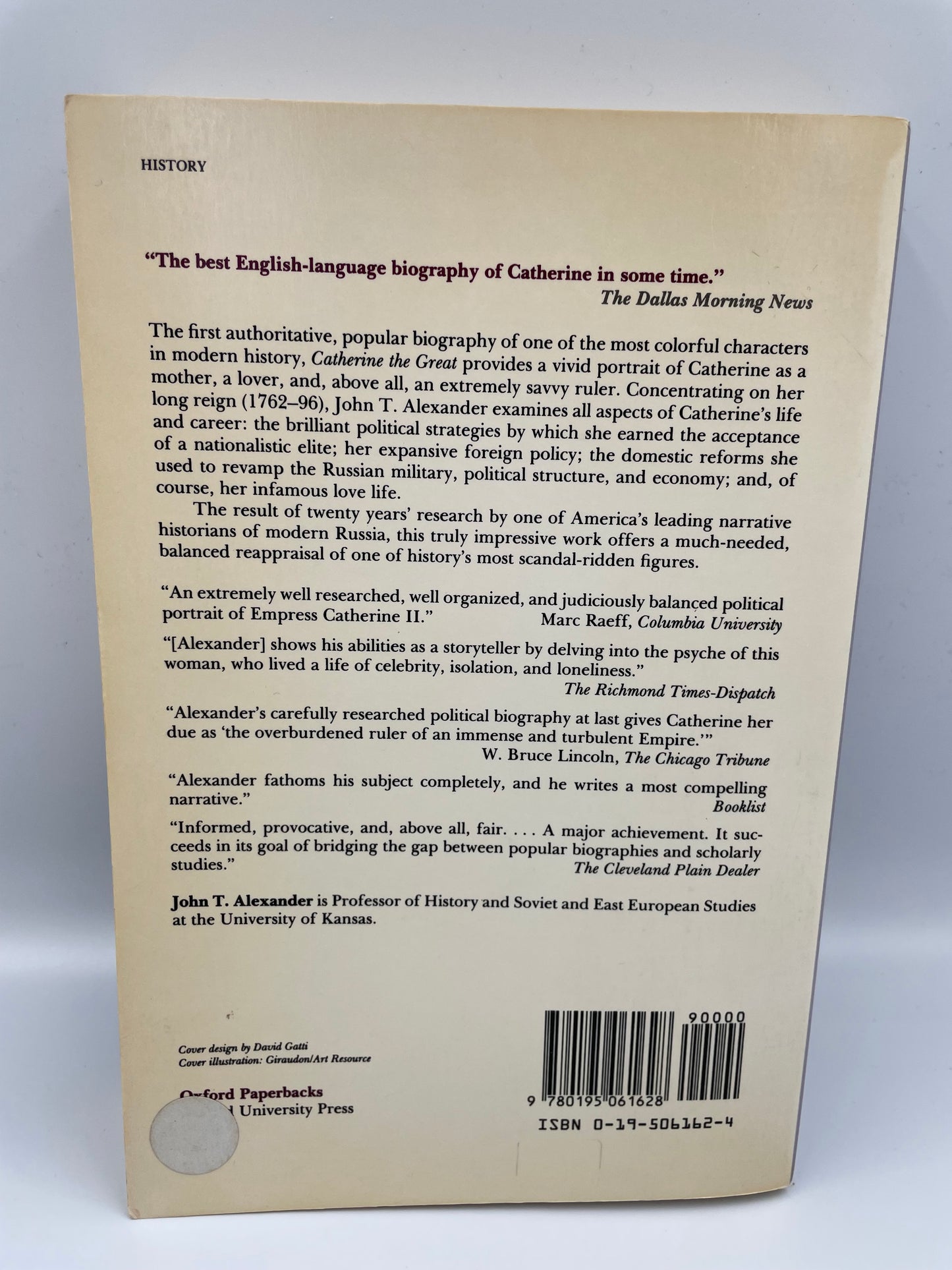 Catherine The Great. Life and Legend. By John T. Alexander