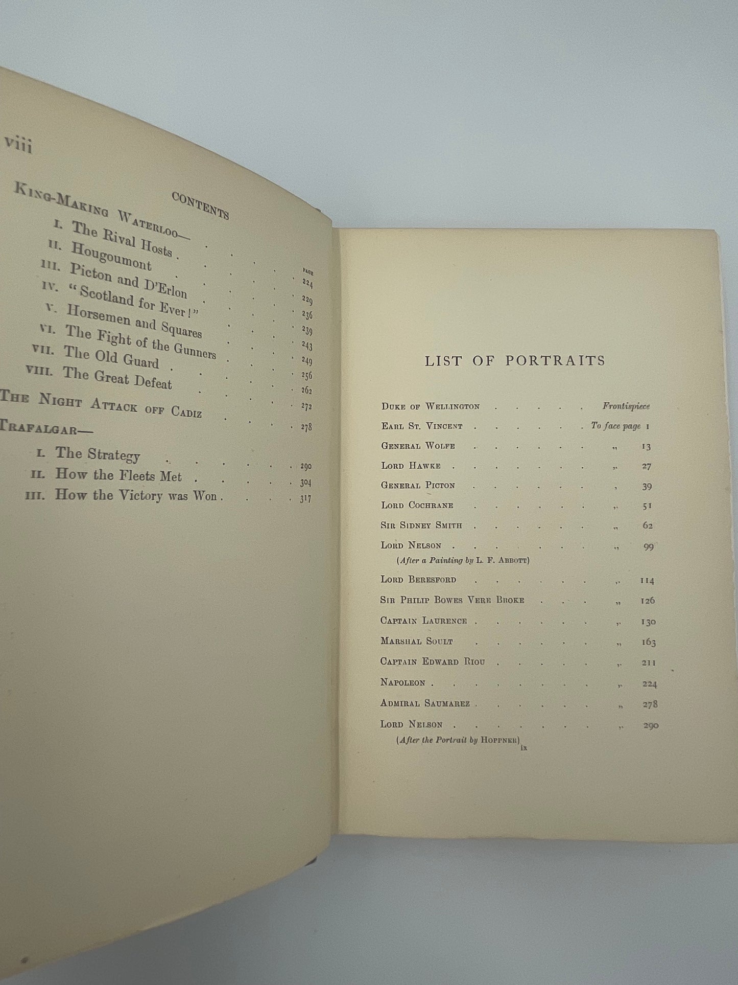 Contents and list of illustration pages from ‘Deeds That Won The Empire’ by W.H.Fitchett