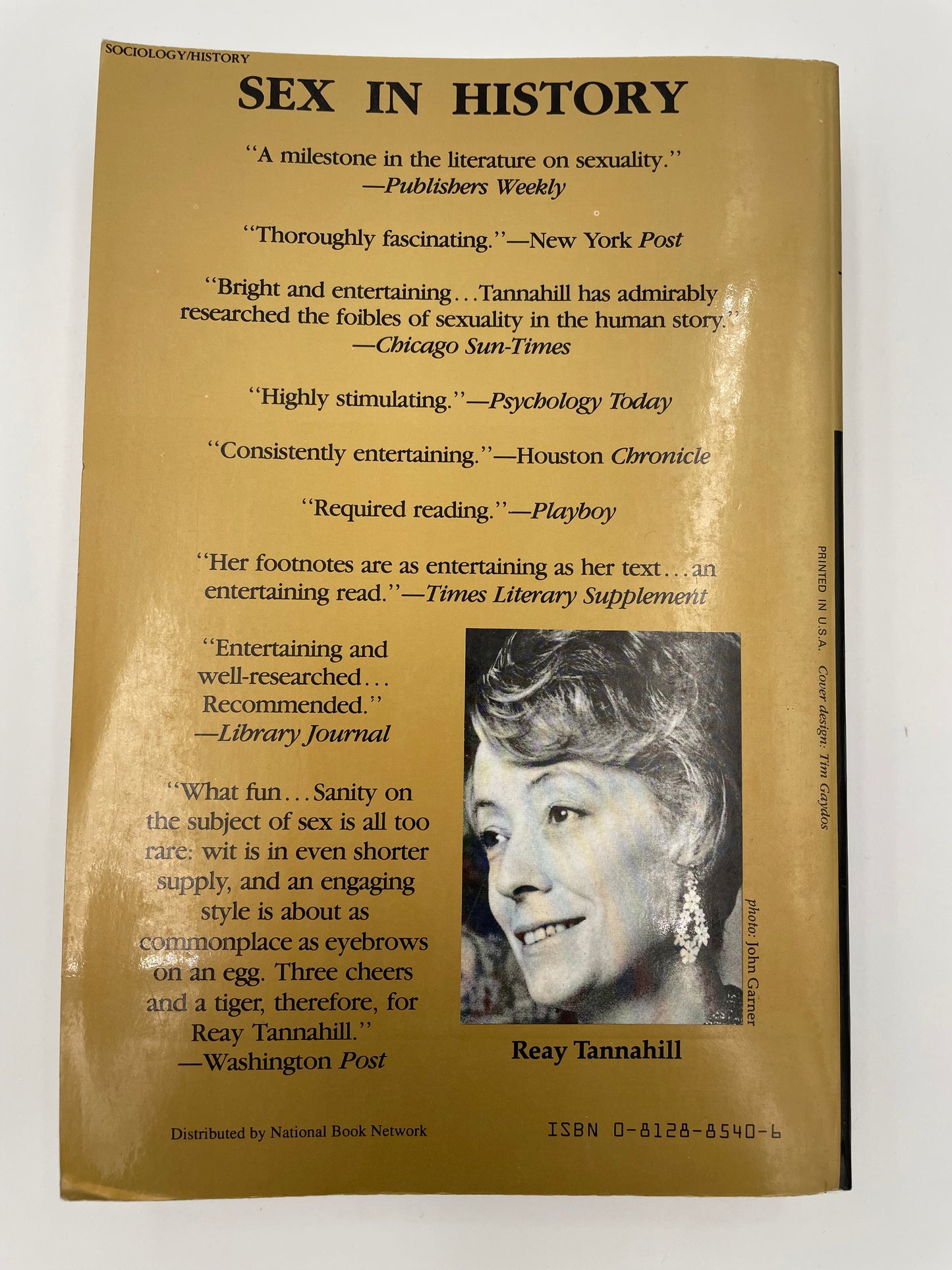 Sex in History by Reay Tannahill