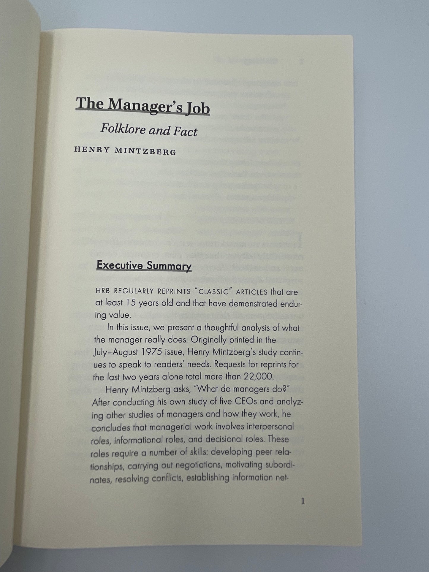 Harvard Business Review on Leadership