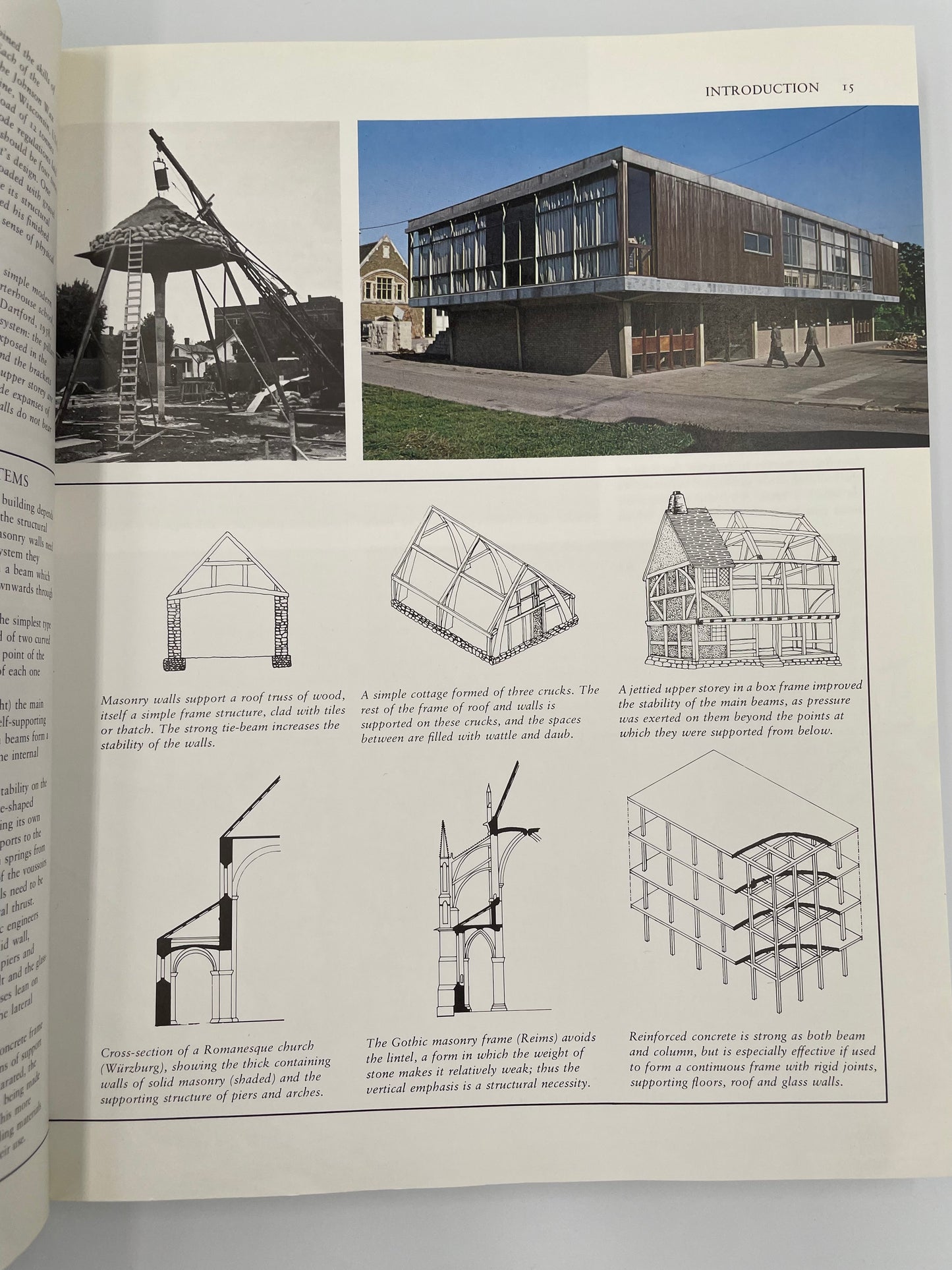 Random page 15 with images and illustrations from ‘Architecture of the Western World’ by Michael Rayburn