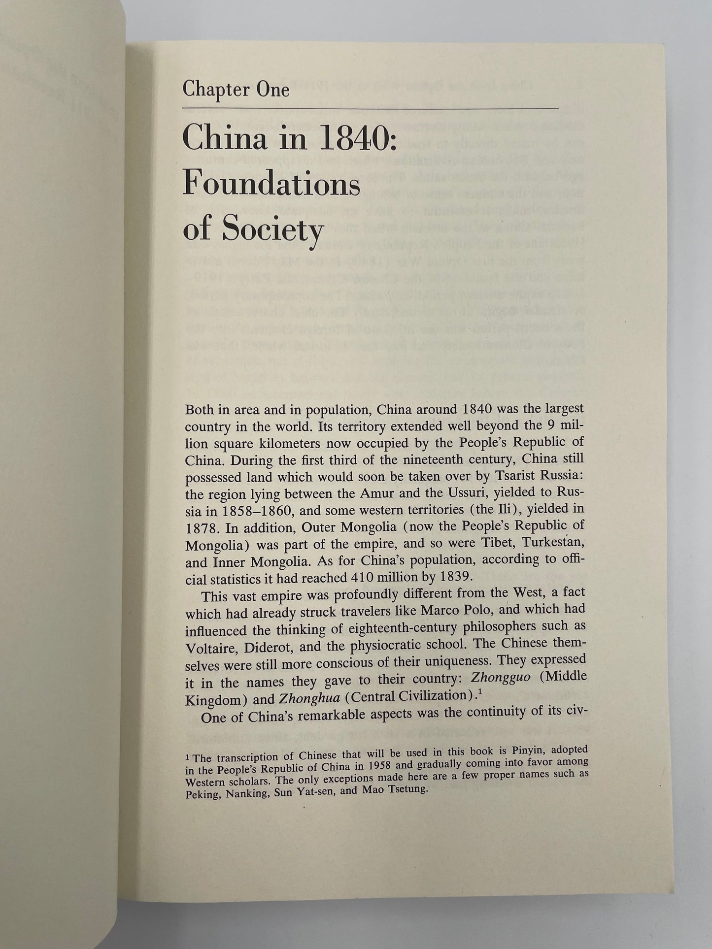 Chapter 1 page of ‘China: From the Opium Wars to the 1911 Revolution’