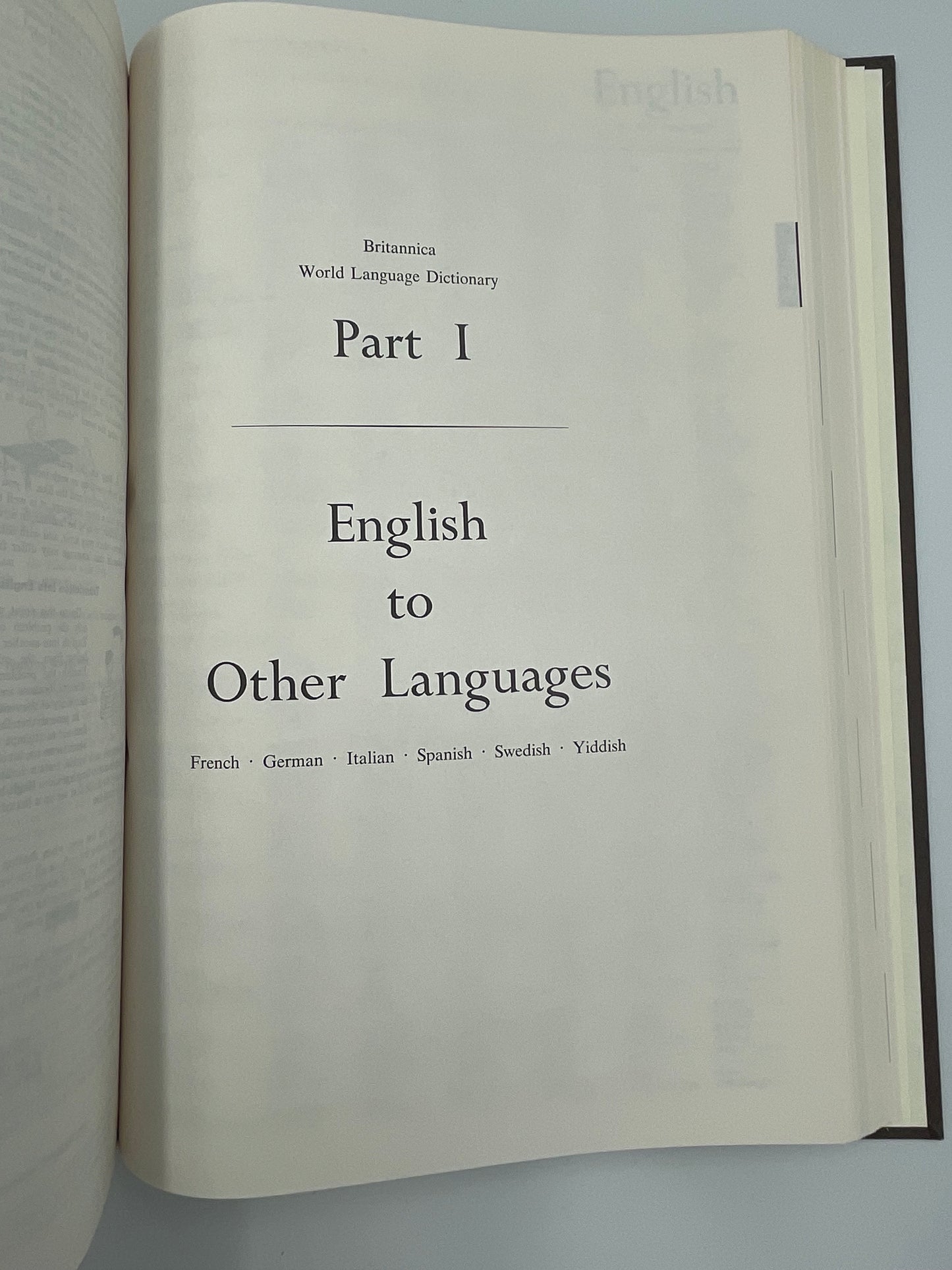 Webster’s Third New International Dictionary (1986, 3-Volume Set, Unabridged) + Britannica World Language Dictionary