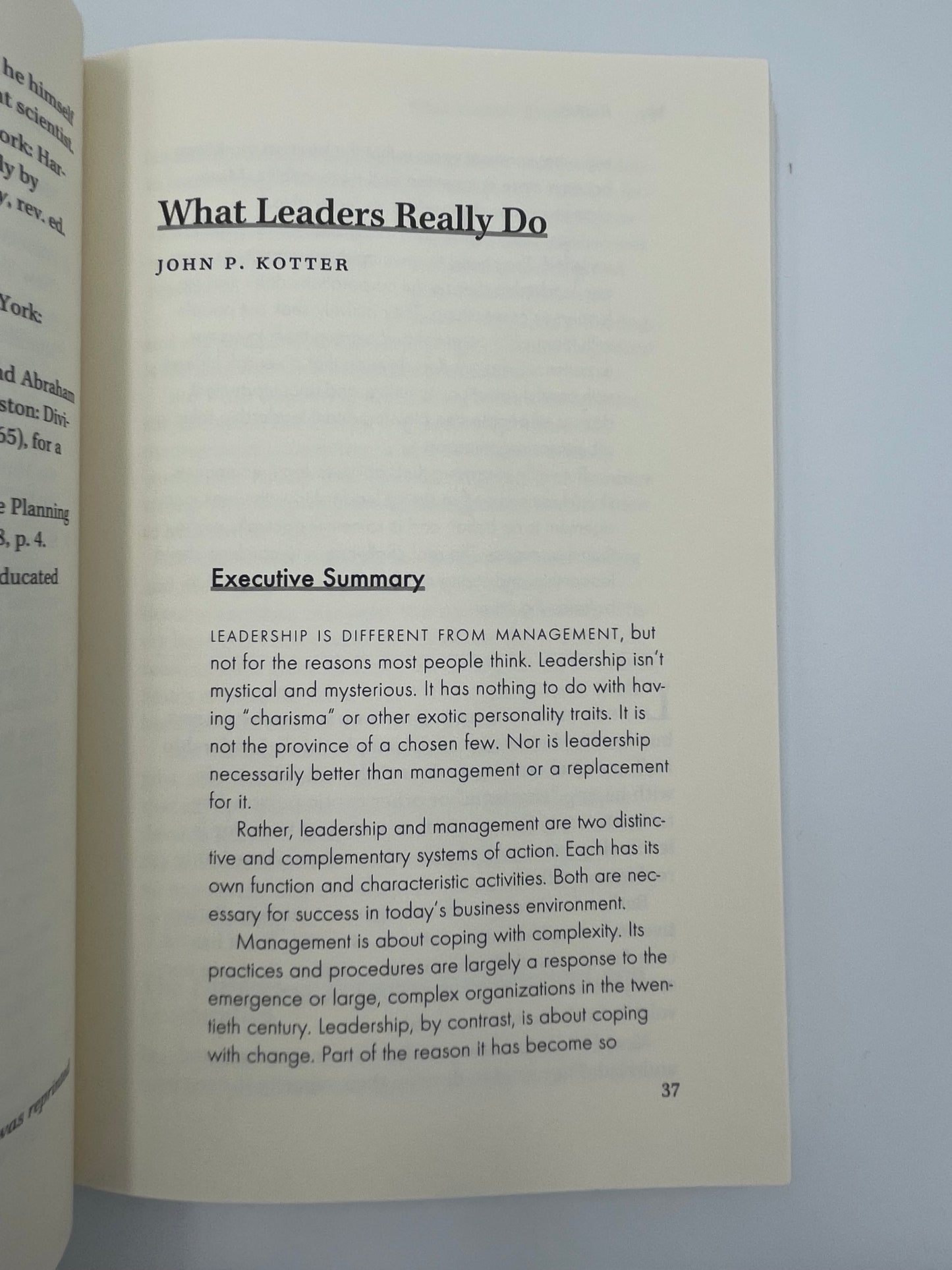 Harvard Business Review on Leadership