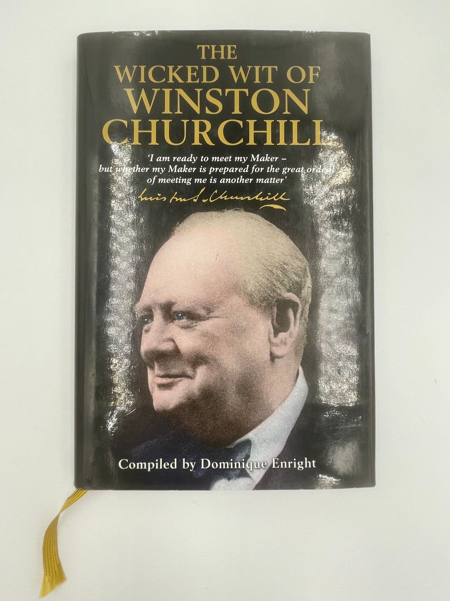 Book cover of ‘The Wicked Wit of Winston Churchill’.