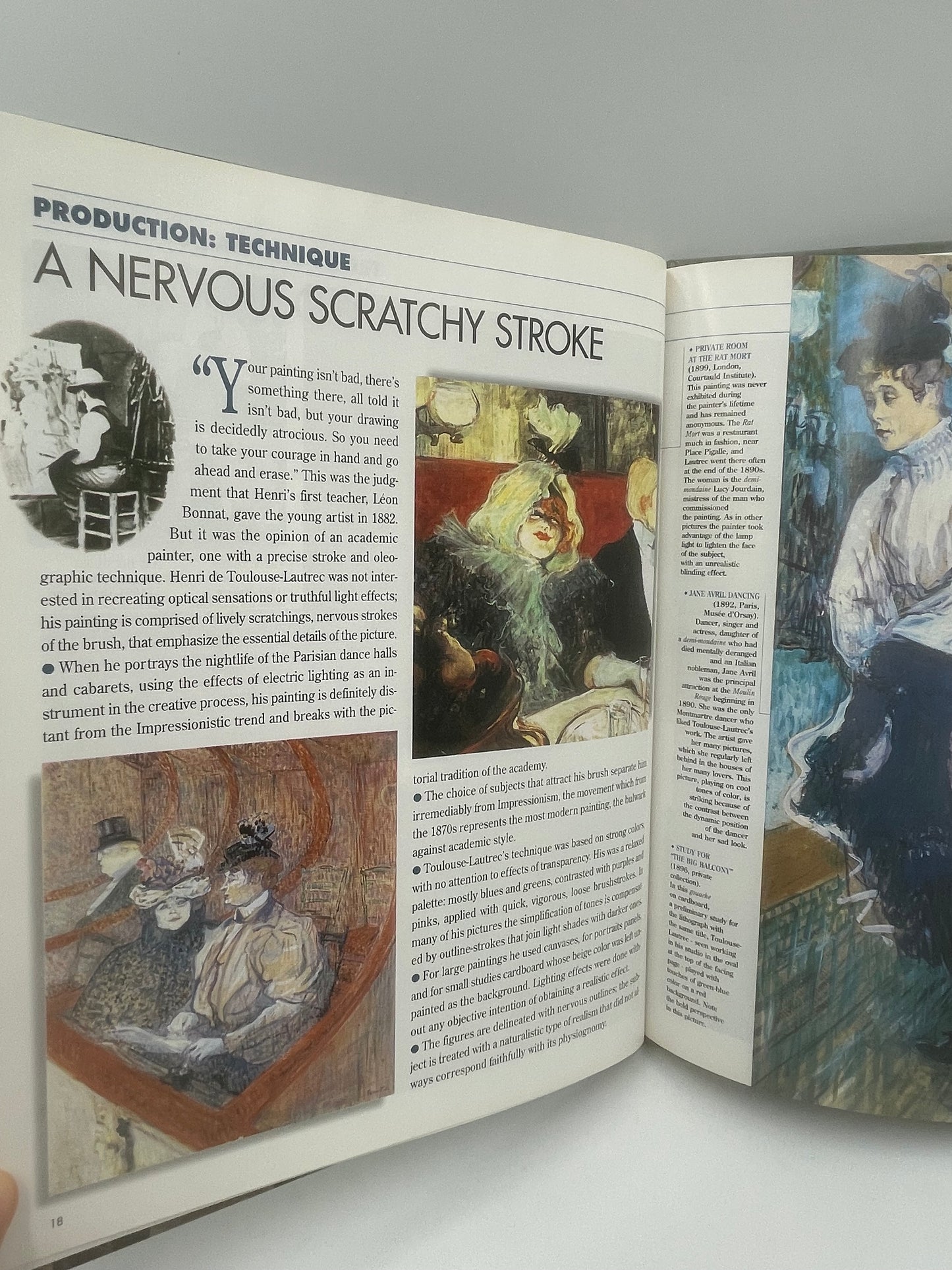 Random Page 8 with images from Toulouse-Lautrec: At the Moulin Rouge Edited by Federico Zeri