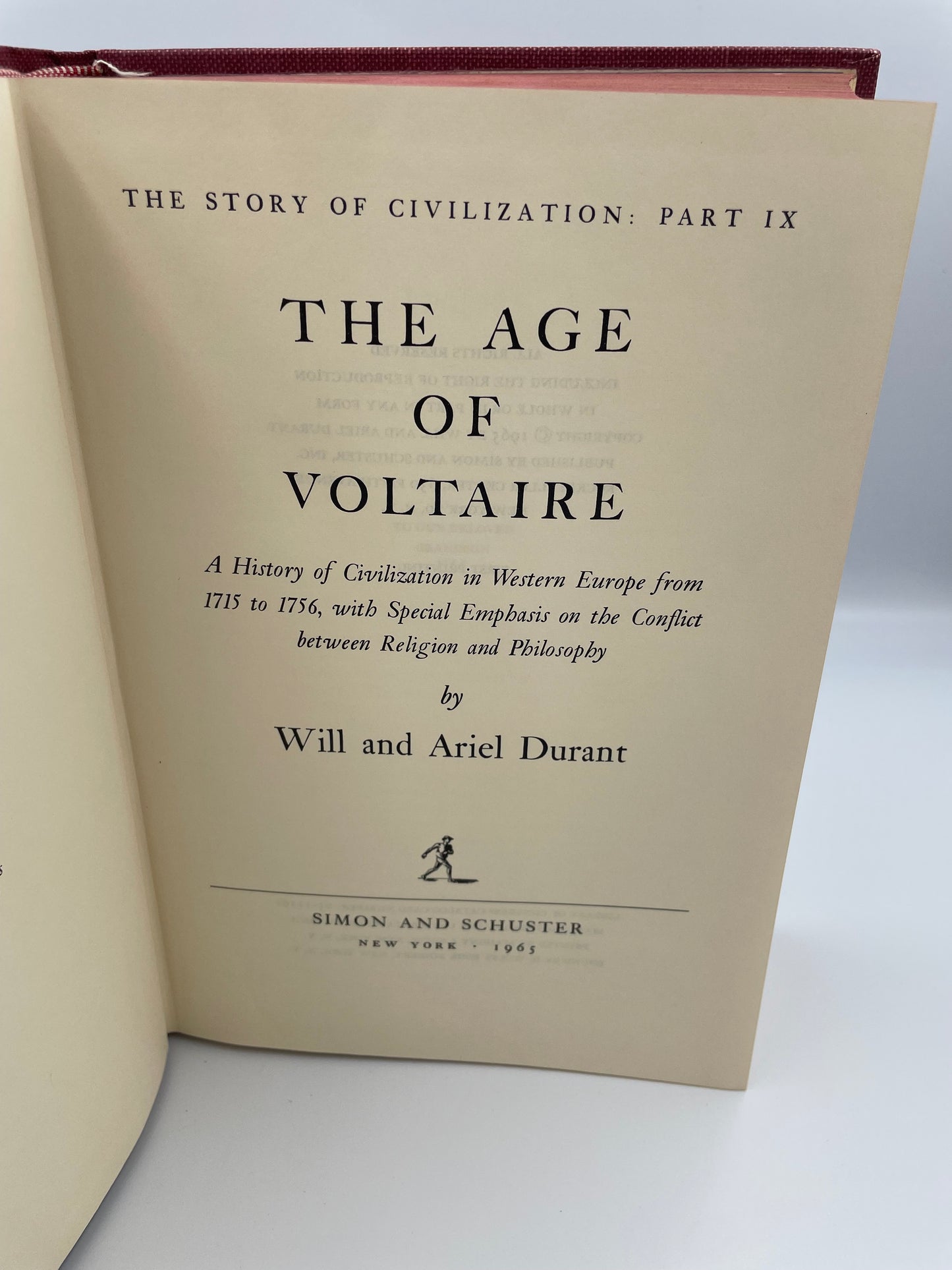 The Age of Voltaire by Will & Ariel Durant