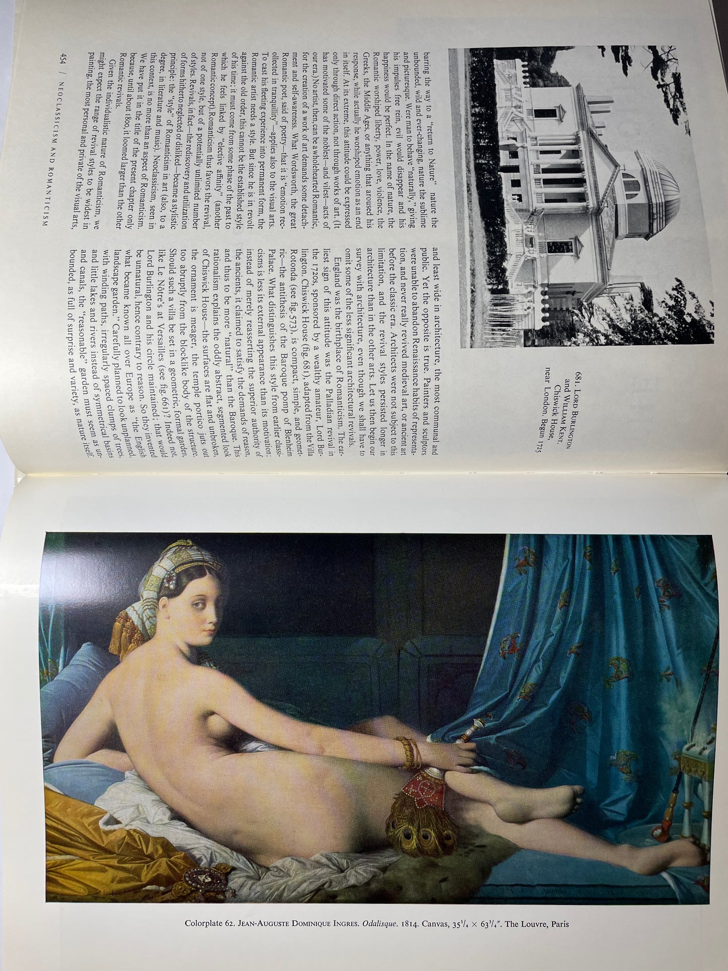 Random pages with painting from "History of Art: A Survey of the Major Visual Arts from the Dawn of History to the Present Day" by H.W.Janson