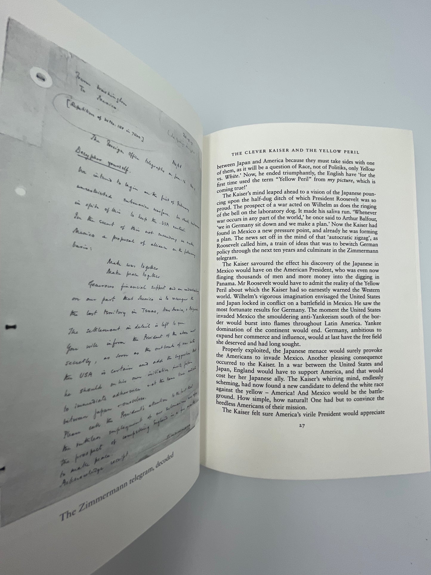 The Zimmermann Telegram by Barbara Tuchman