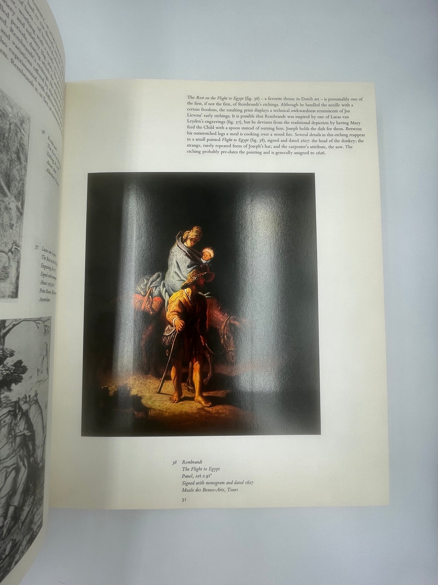 Page 31 with image from Rembrandt: His Life, His Works, His Time by Bob Haak