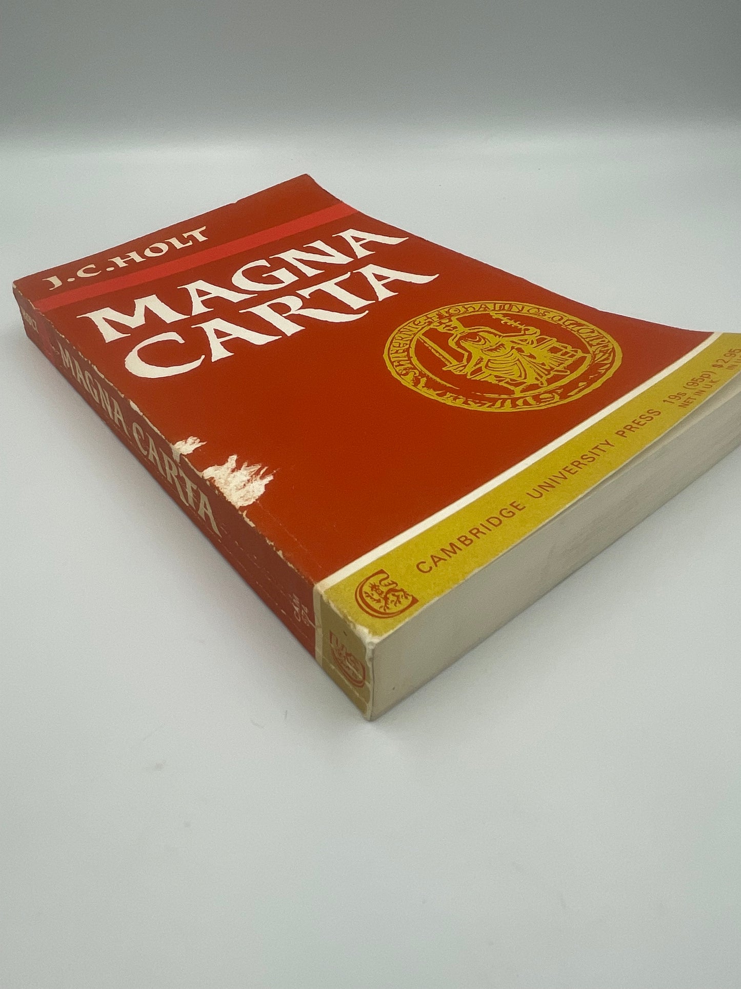 Cover and spine view of ‘Magna Carta’ by J.C.Holt