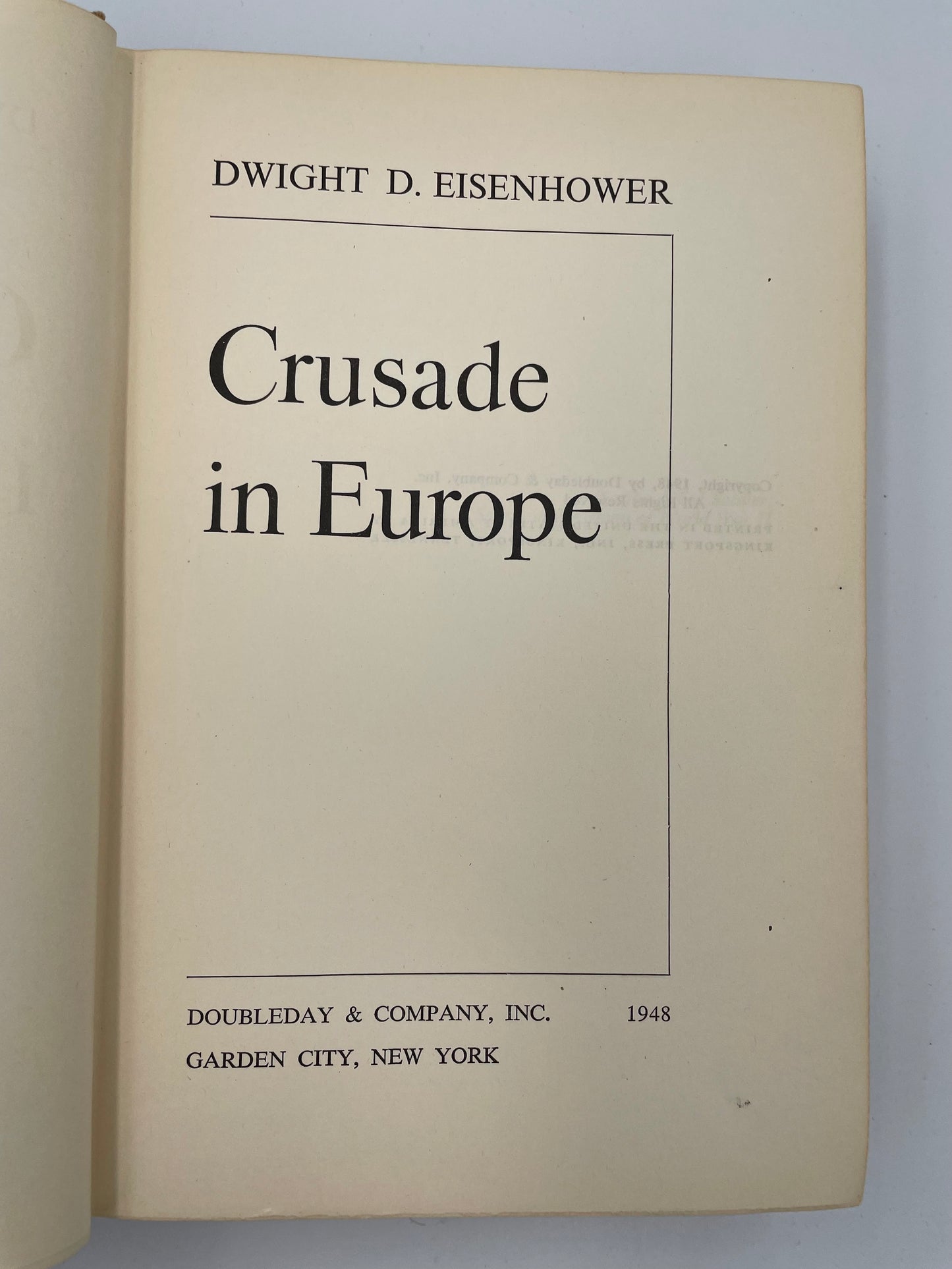 Dwight D. Eisenhower: Crusade in Europe