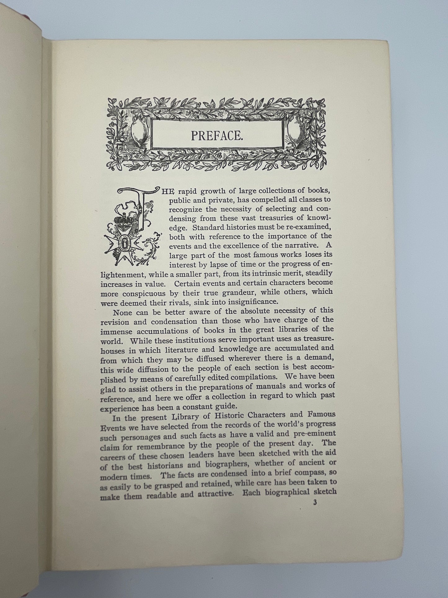 The Library Edition of Historic Characters and Famous Events (11 Volume set)