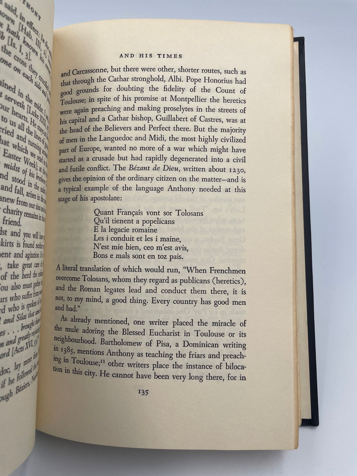 St. Anthony and his Times by Mary Purcell