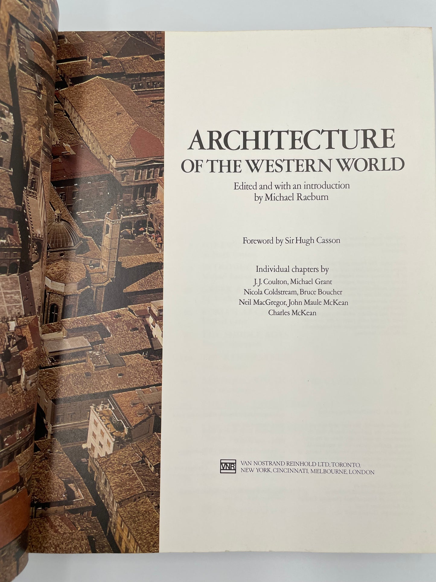 Title page of ‘Architecture of the Western World’ by Michael Rayburn