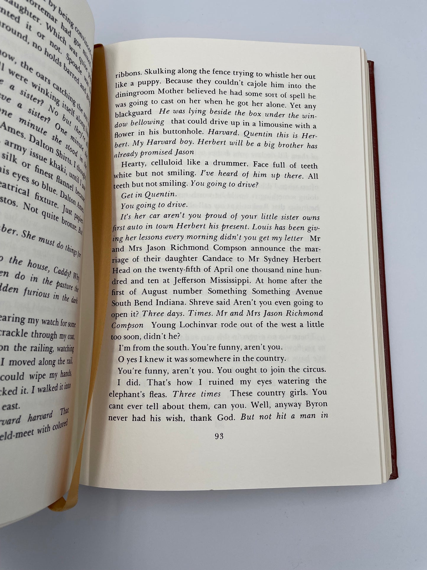 The Sound and the Fury by William Faulkner