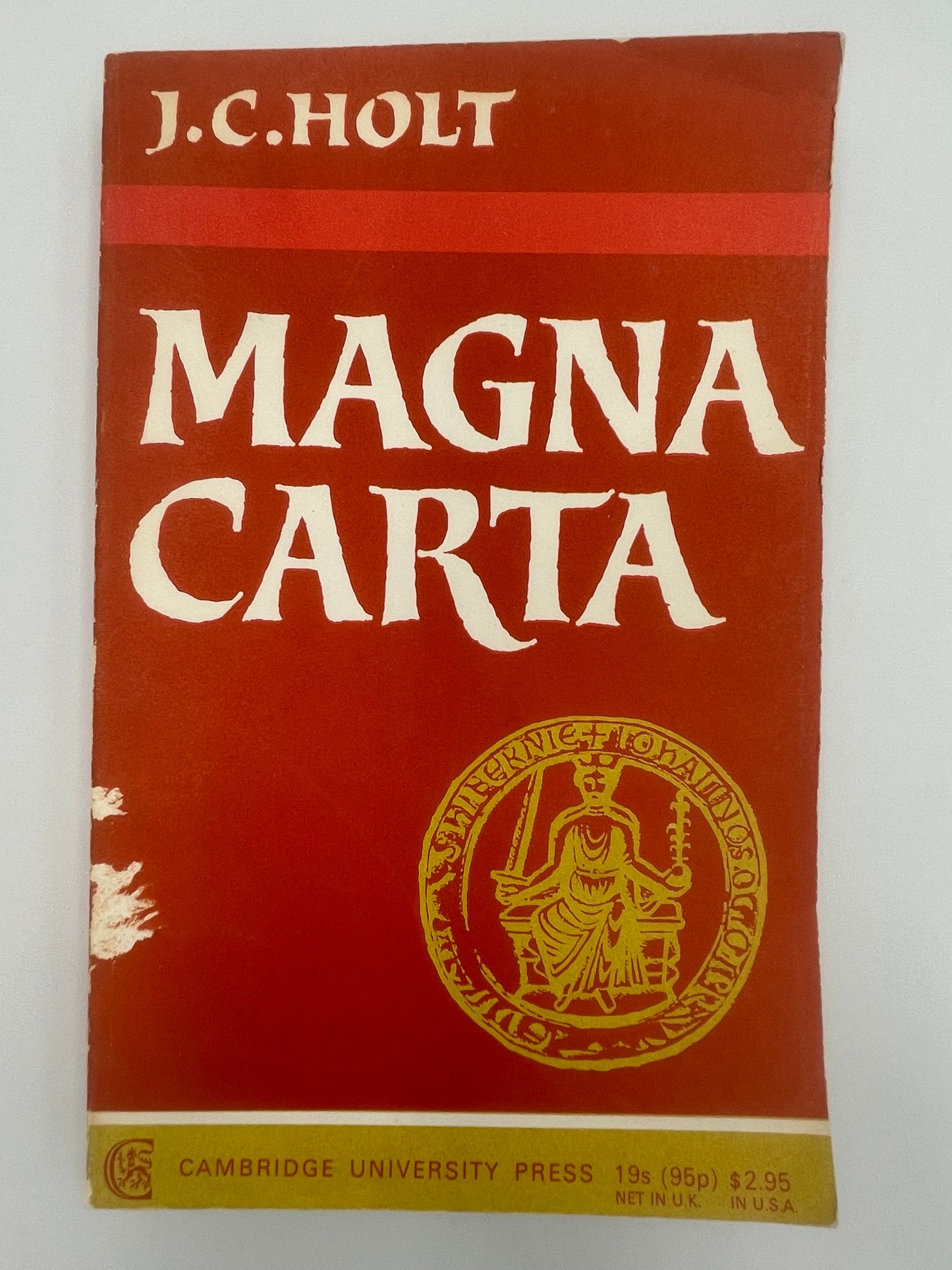 Book cover of ‘Magna Carta’ by J.C.Holt