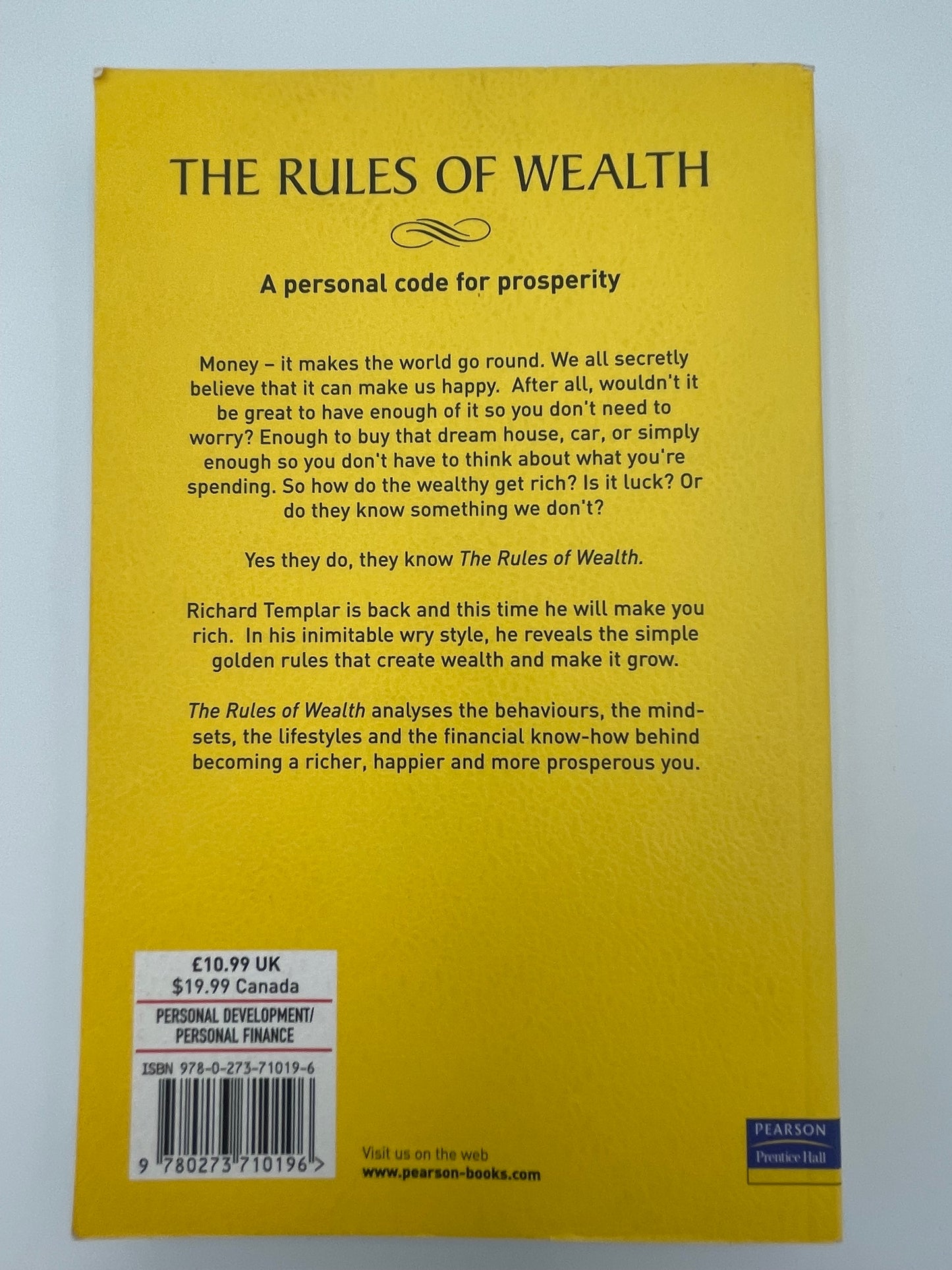 The Rules of Wealth by Richard Templar