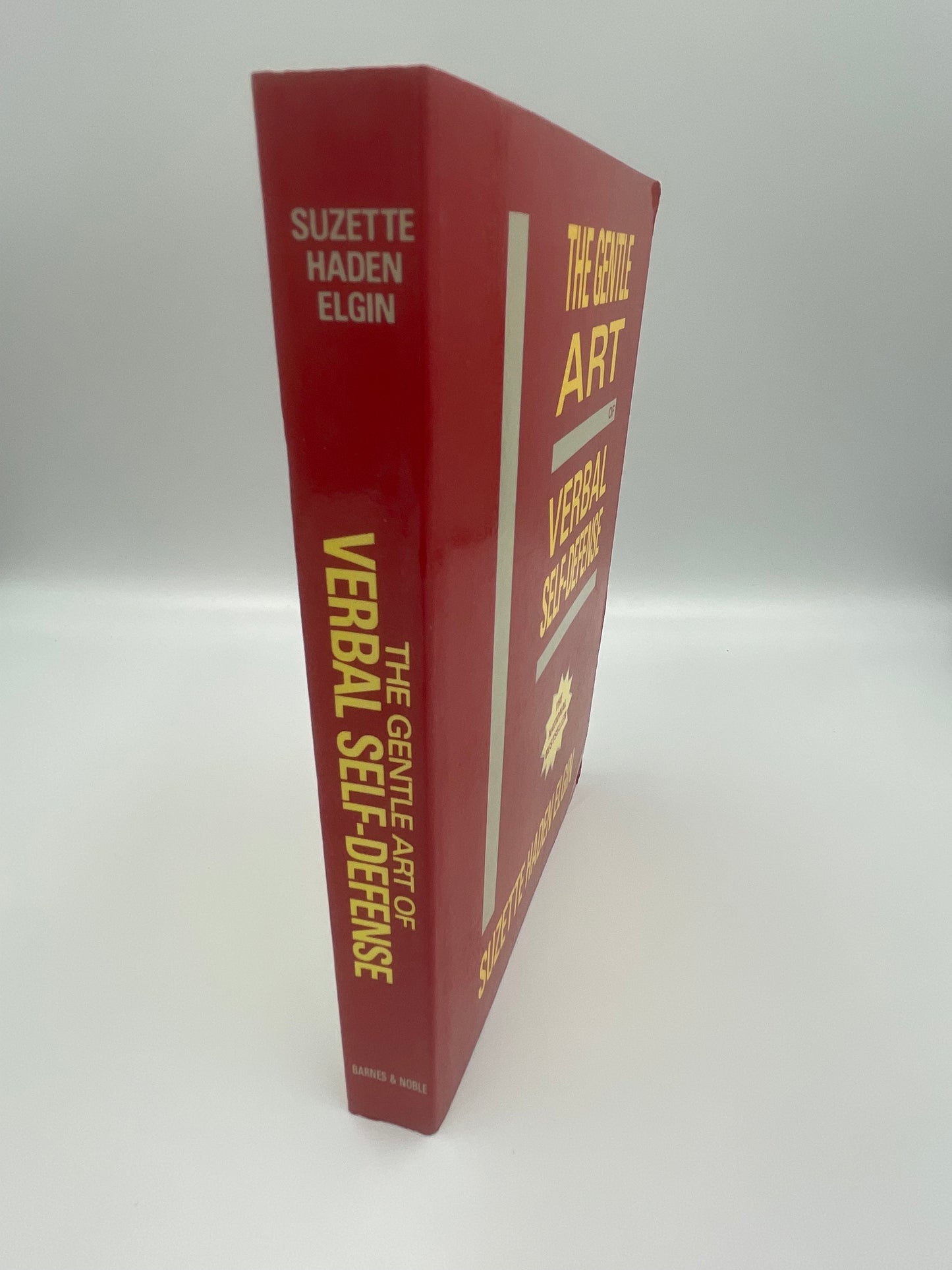 Book spine of ‘The Gentle Art of Verbal Self-Defence’