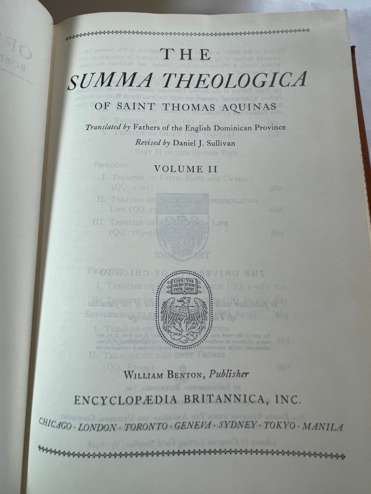 The Summa Theologica of Saint Thomas Aquinas (2 Volume set)
