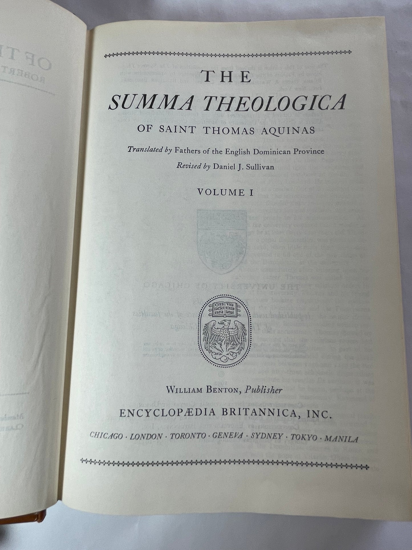 The Summa Theologica of Saint Thomas Aquinas (2 Volume set)