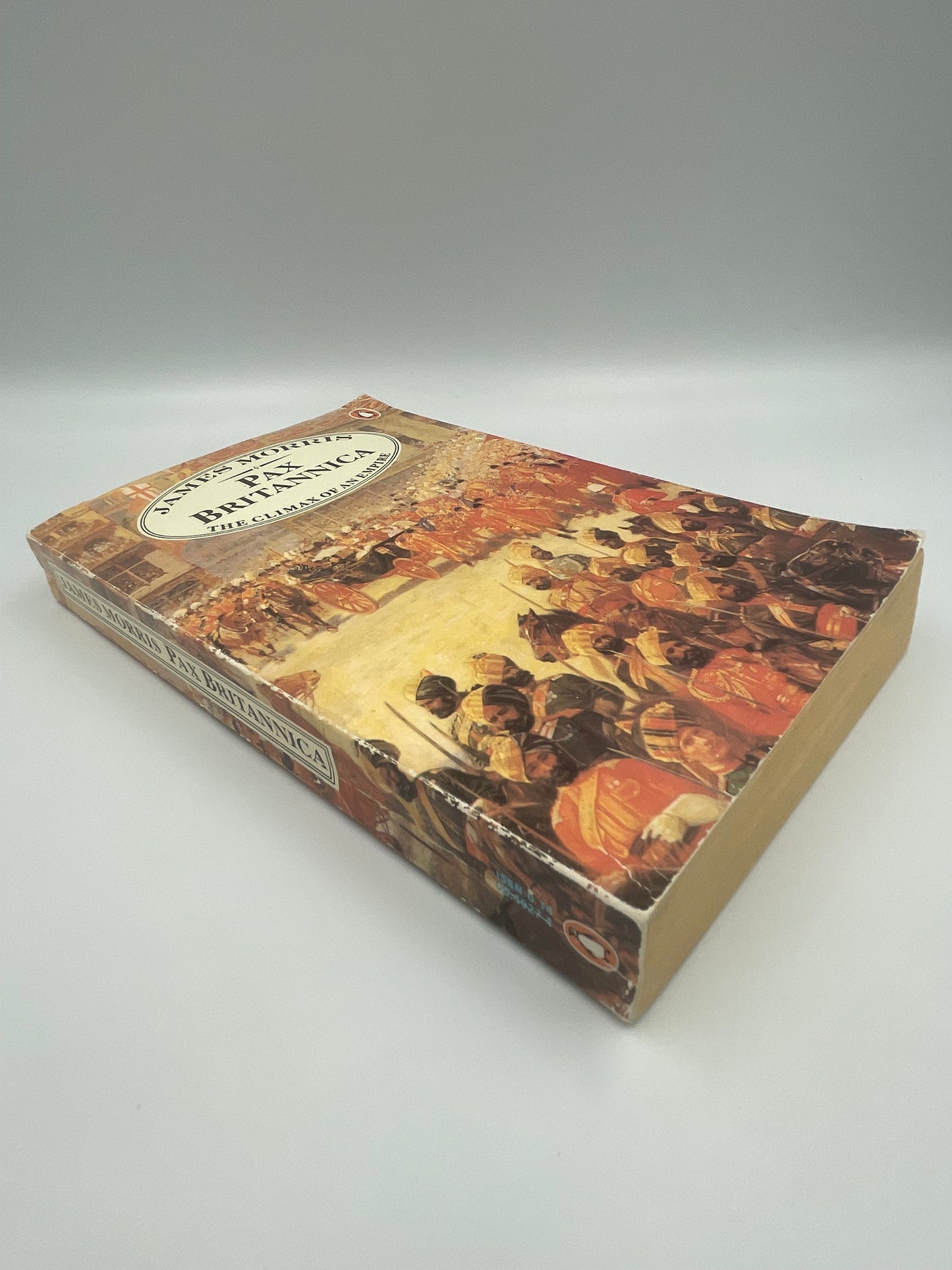 Books, spine of ‘Pax Britannica’.
