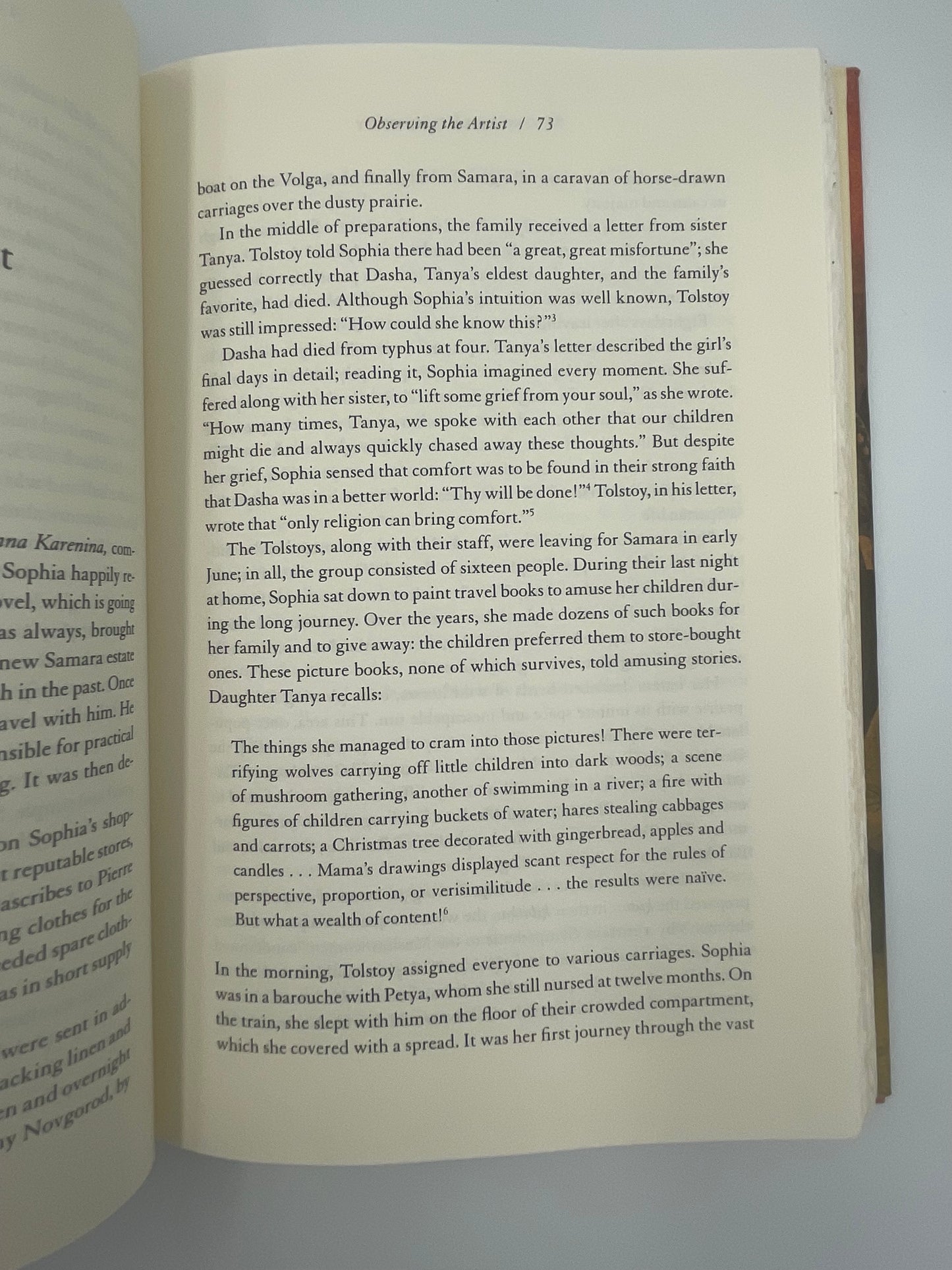Random page 73 of ‘Sophia Tolstoy. A Biography’ by A. Popoff