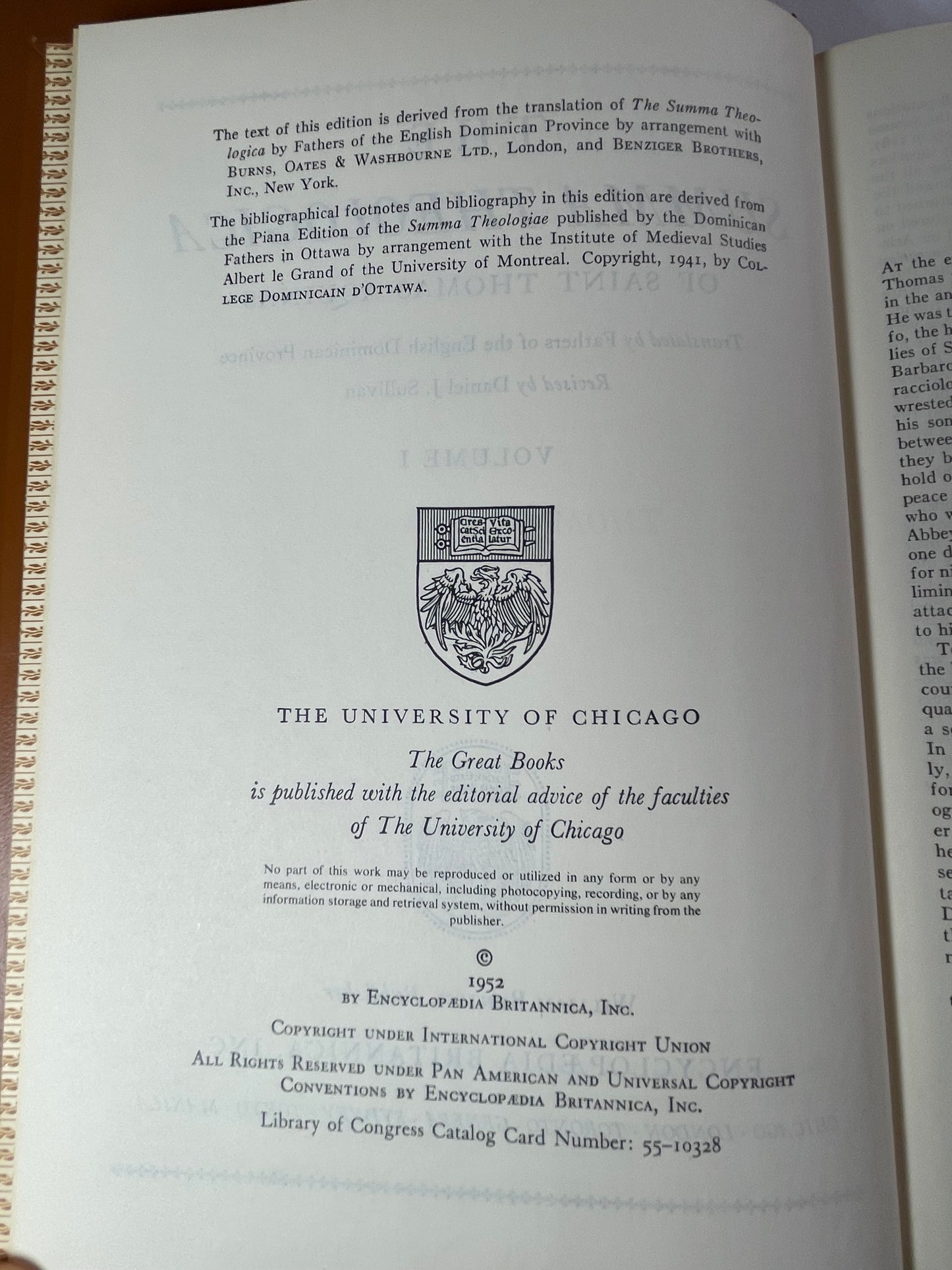 The Summa Theologica of Saint Thomas Aquinas (2 Volume set)