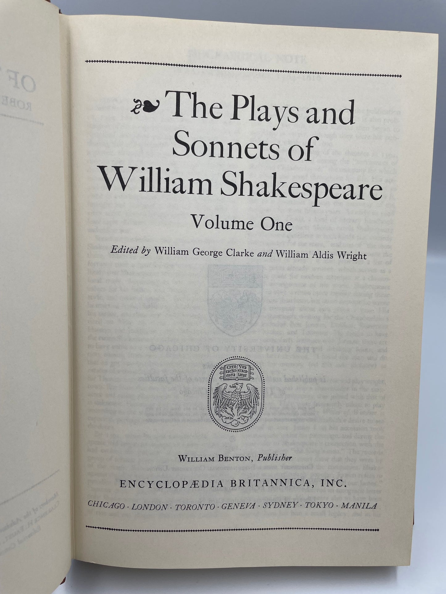 Shakespeare: The Plays and Sonnets of William Shakespeare (2 Volume Set)