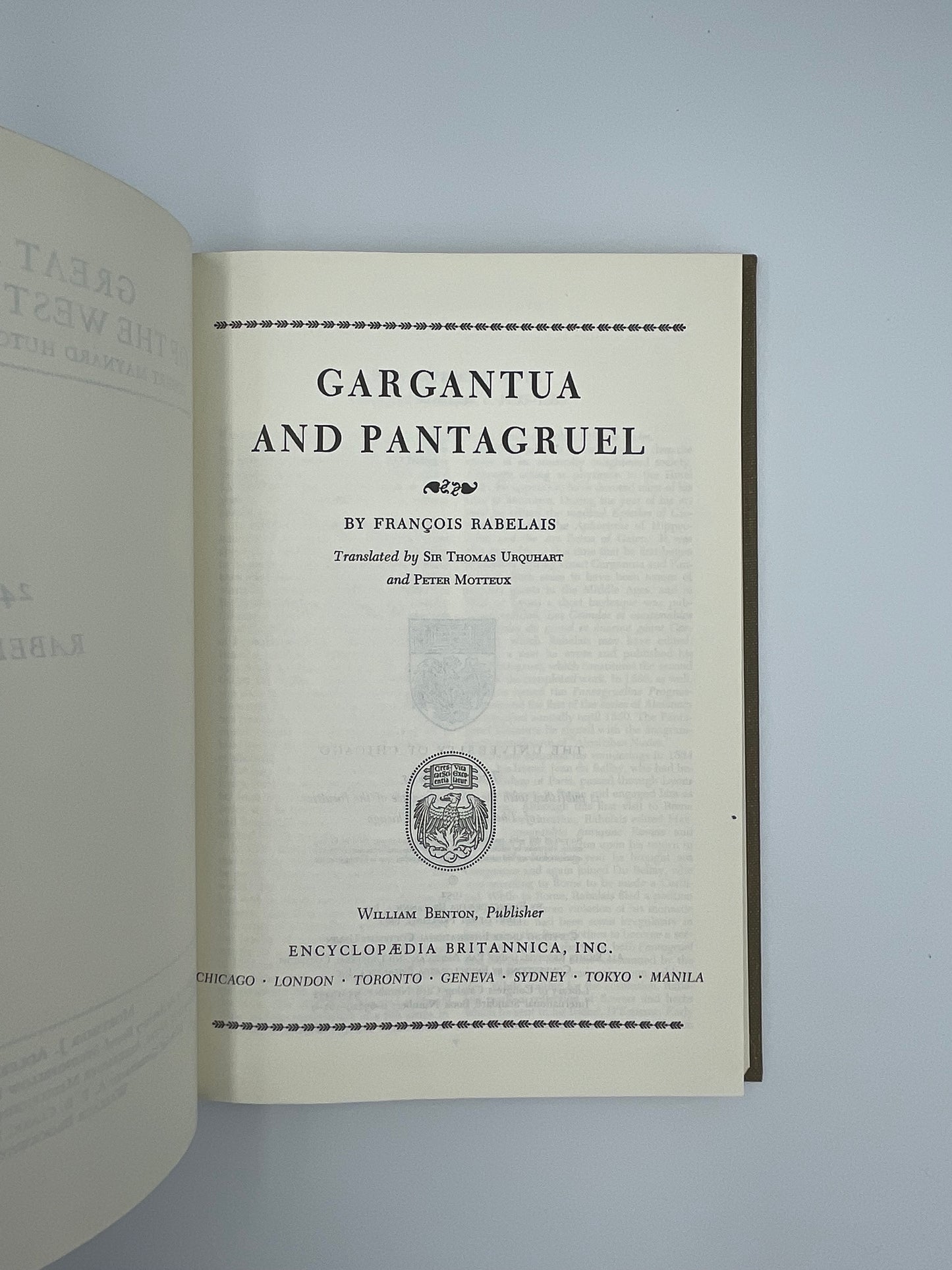 Rabelais (Gargantua and Pantagruel)