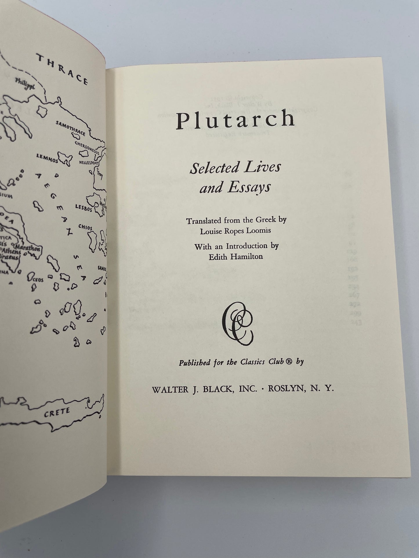 Plutarch. Selected Lives and Essays (Classics Club)