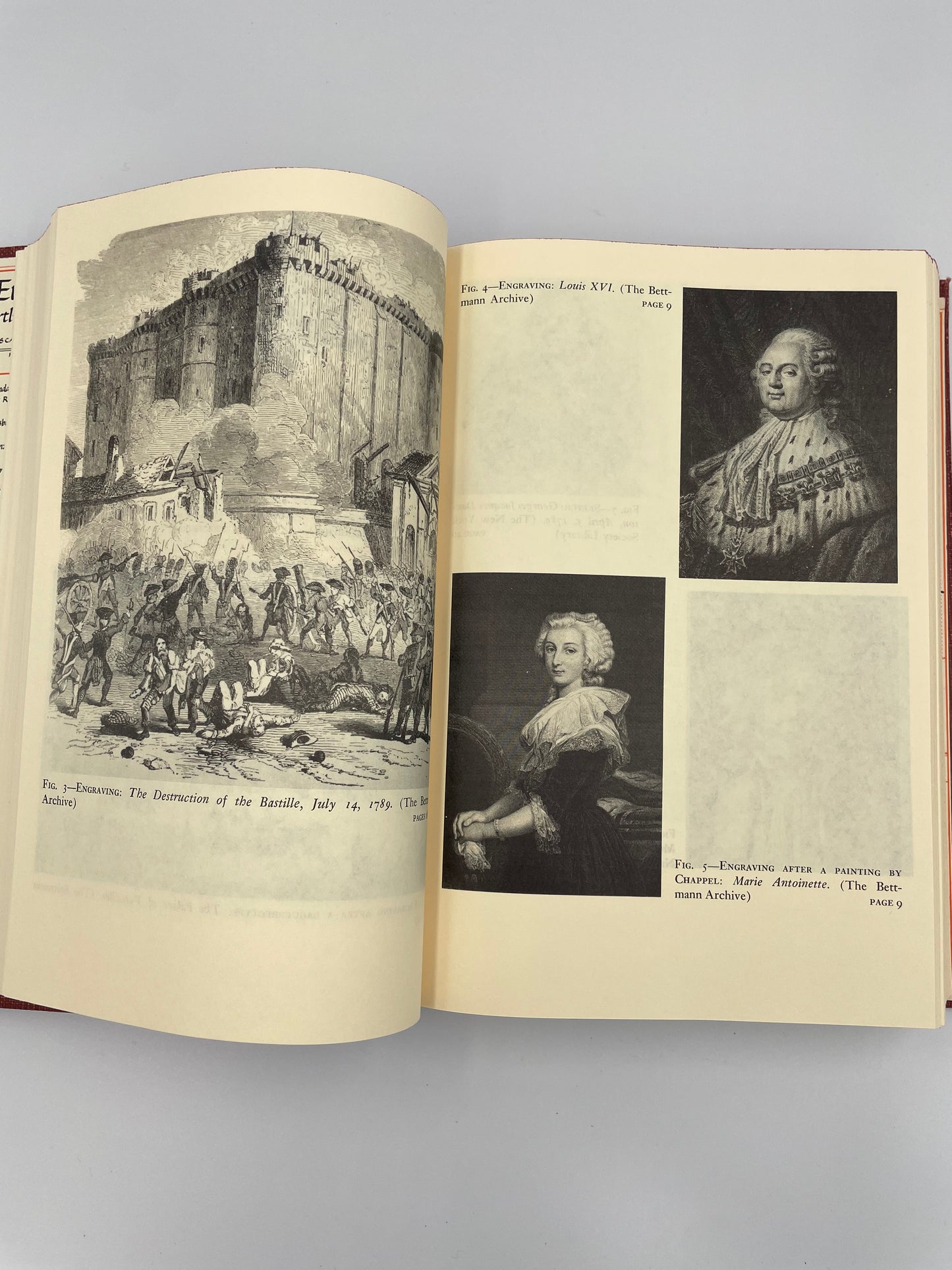 Page with illustrations from"The Age of Napoleon (1789 to 1815)"