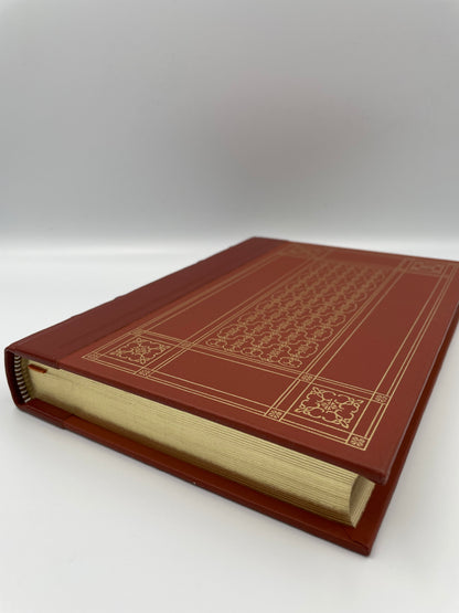 Gold gilded edges of "The Sound and the Fury" by William Faulkner (Special Edition, Oxford University Press, 1983)