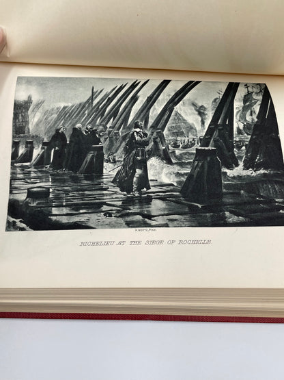 Image of Richelieu at the siege of LaRochelle from "The Library Edition of Historic Characters and Famous Events" (1905) 11 Volume set. Edited by J.B.Millet.