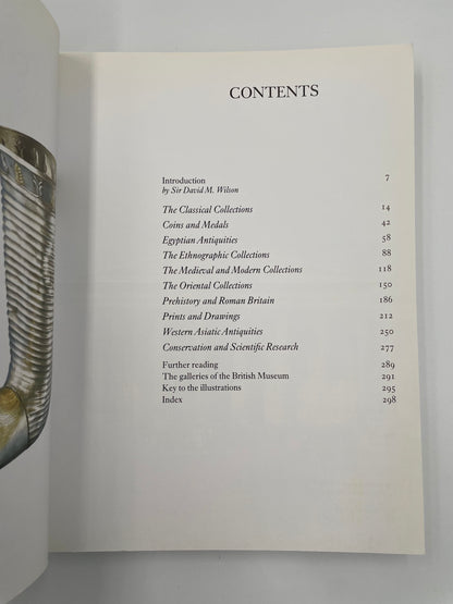 Contents page of The Collections of the British Museum
