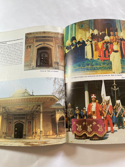 Opne pages with photos from book "Palais de Topkap" by Turhan Can