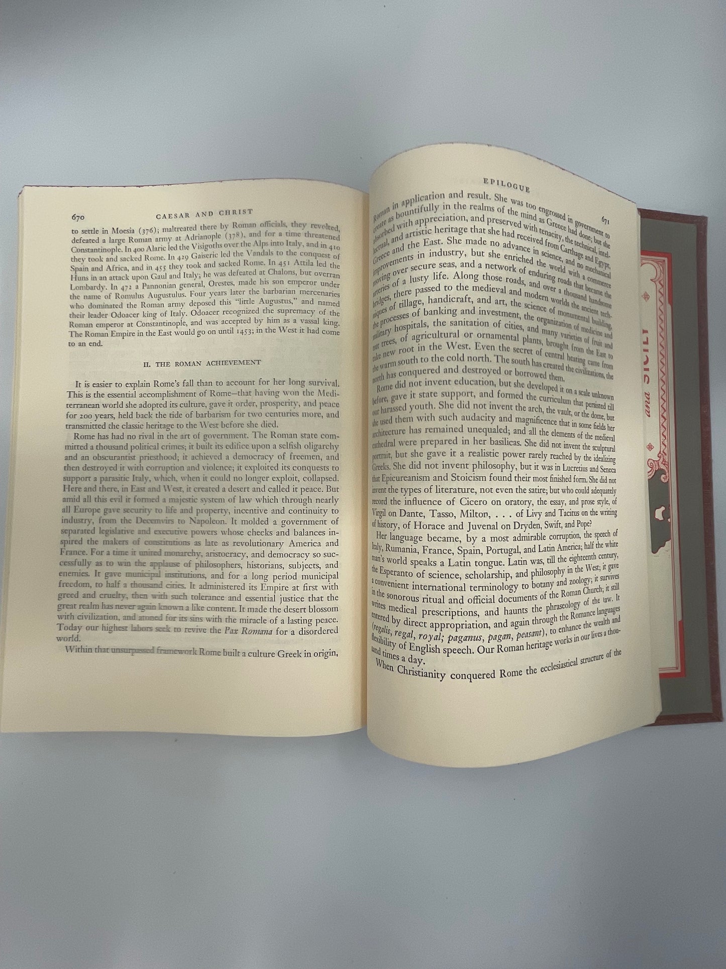 Caesar and Christ by Will Durant