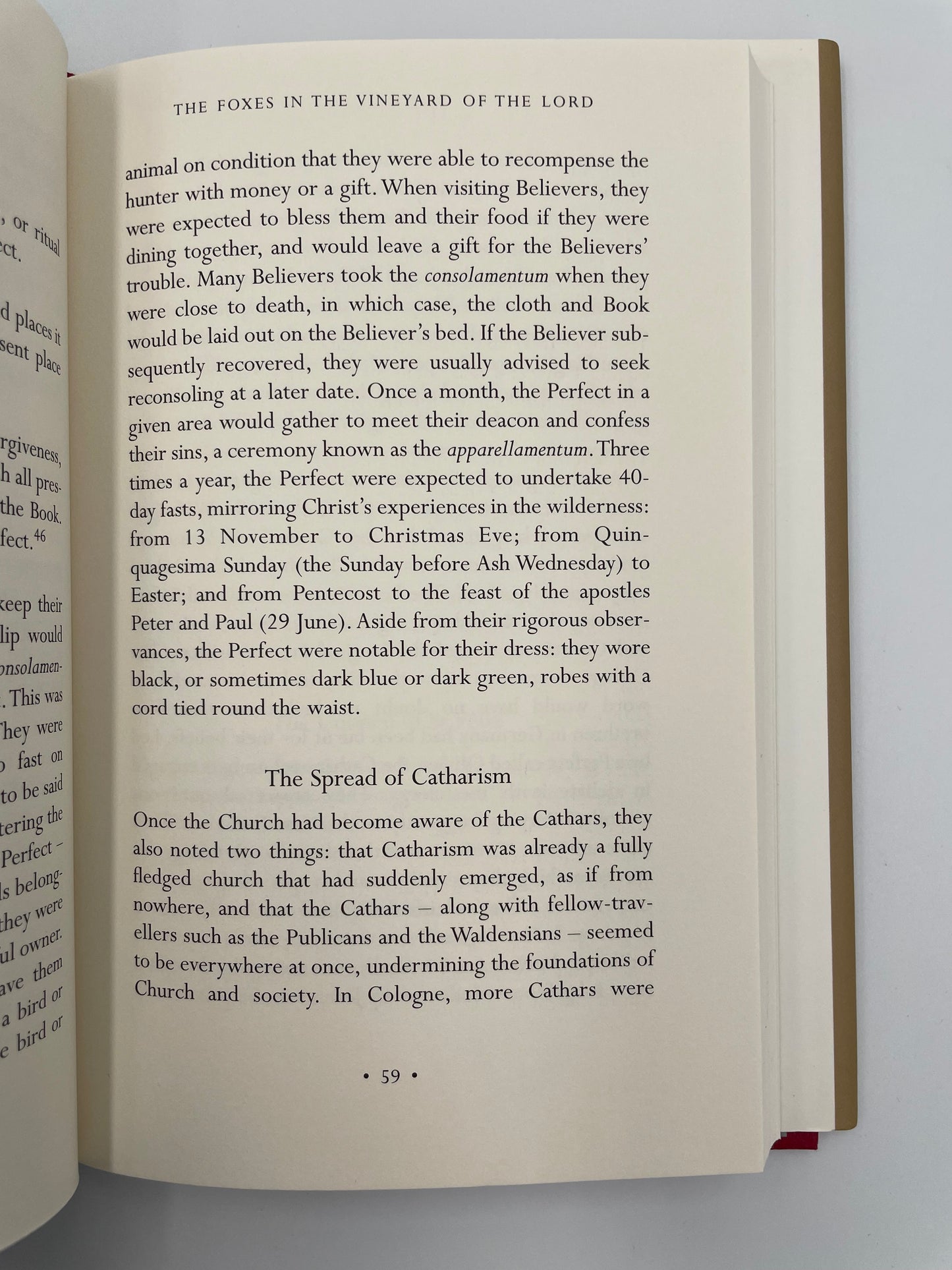 Page 59 from 'The Cathars: The Most Successful Heresy of the Middle Ages' by Sean Martin.
