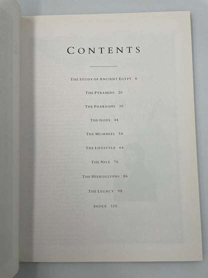Contents page of ‘Egyptology: An Introduction to the History, Culture, and Art of Ancient Egypt’ by James Putnam.