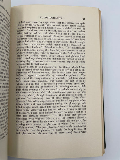 Page 95 from "Harvard Classics. J.S.Mill. T. Carlyle" (1st Harvard Classics 1909 edition).