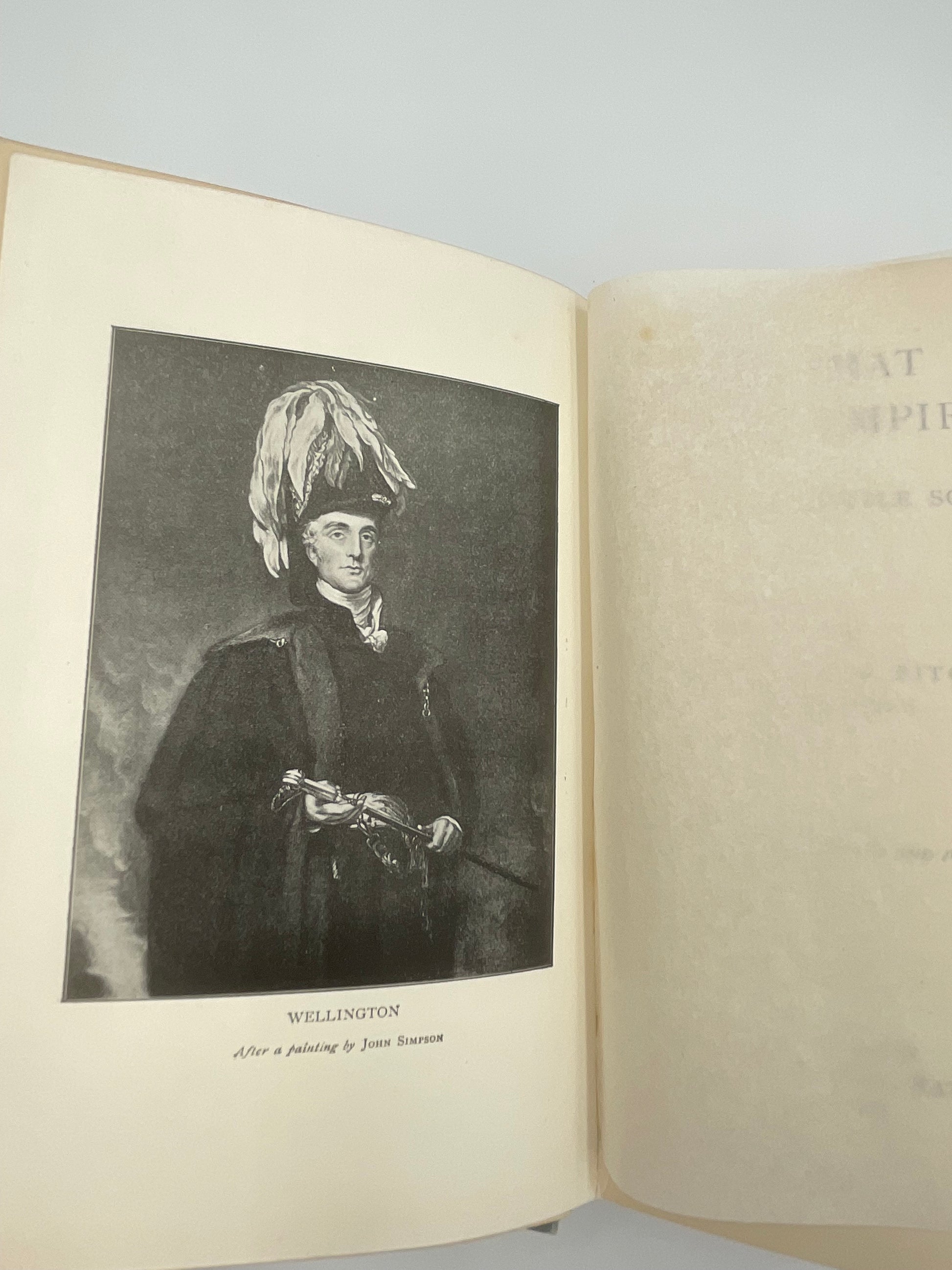Image of Wellington from ‘Deeds That Won The Empire’ by W.H.Fitchett