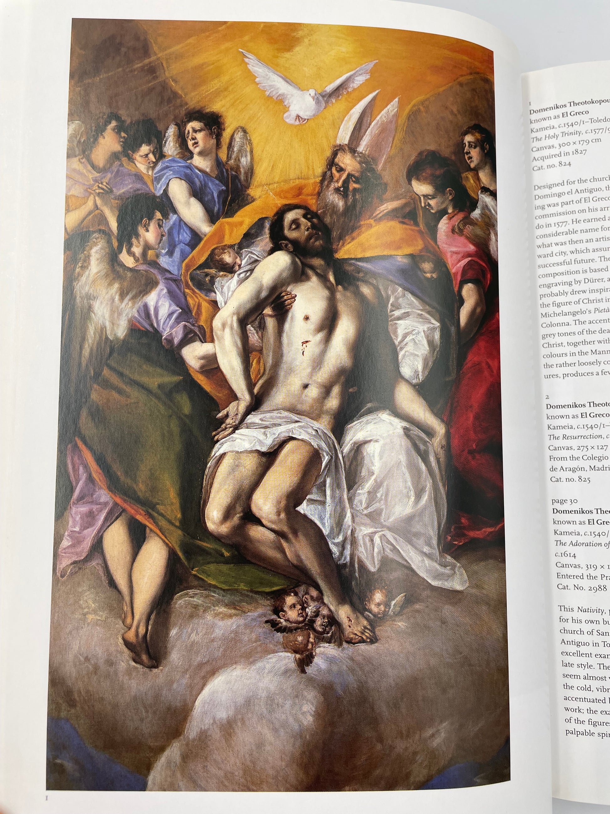 Illustration of religious painting from the book, ‘The Prado’ – Scala