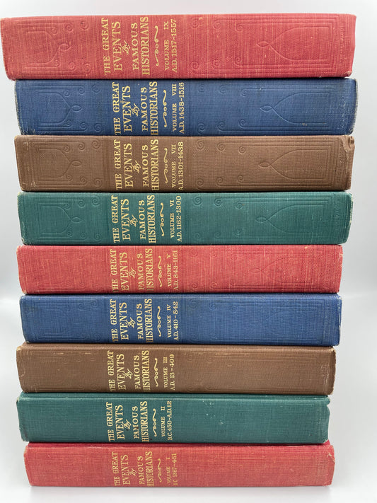 The Great Events by Famous Historians 1905 Edition  (Volumes 1 to 18)