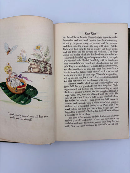 Illustration plus page 25 from the book ‘Andersen's Fairy Tales’ By Hans Christian Andersen.