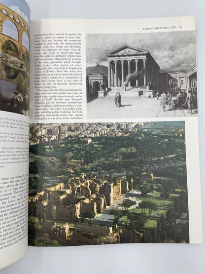 Page on Roman architecture from ‘Architecture of the Western World’ by Michael Rayburn